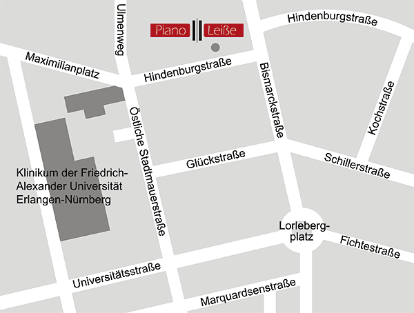 Karte Anfahrt Piano Leisse